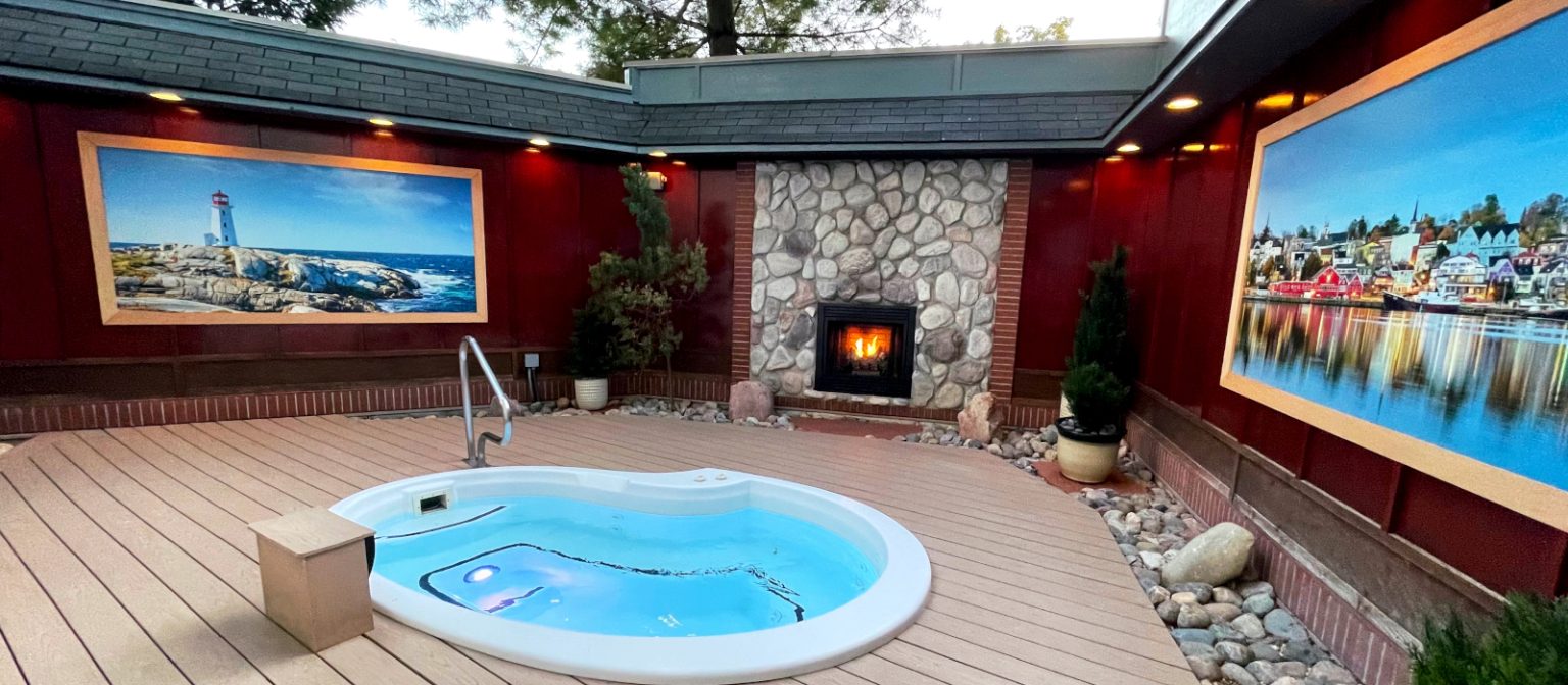 Kalamazoo Photos Oasis Hot Tub Gardens